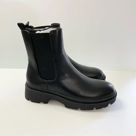 Womens C Paravano Chelsea Combat Boots EU Size 40 Black - Picture 5 of 13